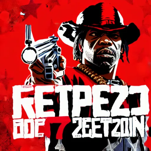 Image similar to Chief Keef in red dead redemption 2 4K quality digital art