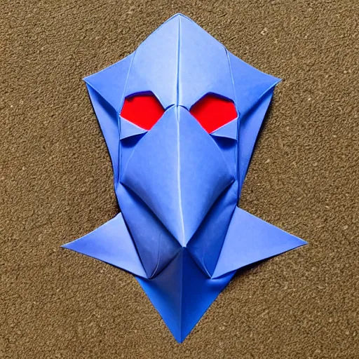 Image similar to illithid origami mask