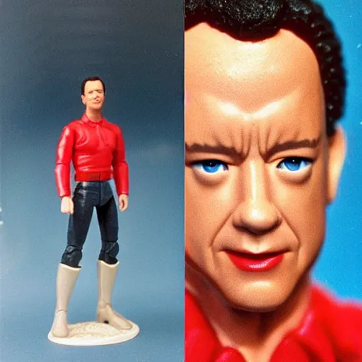 Image similar to “Tom hanks as a 1980s Kenner action figure”