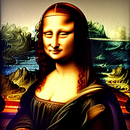 Prompt: mona lisa as a 1 6 th century painter
