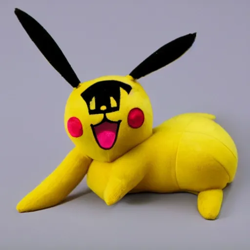 Prompt: a velvet Pikachu