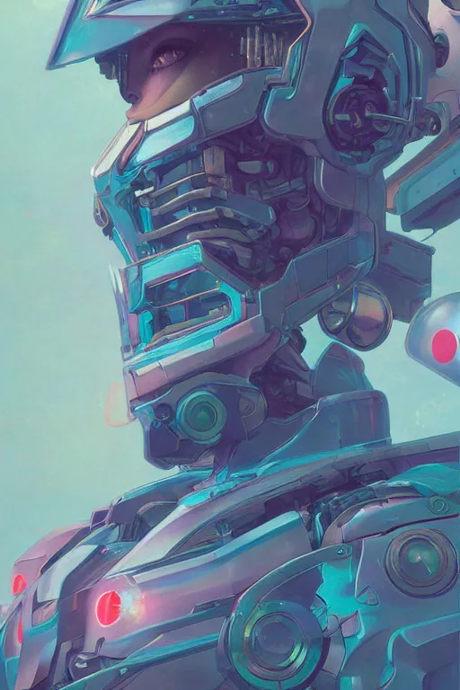 Prompt: a portrait of Autobot “Rung”!!!, seapunk Mecha , vaporwave , digital art, artstation, by WLOP, Ilya repin, alphonse mucha., Very highly detailed 8K, octane, Digital painting, the golden ratio,