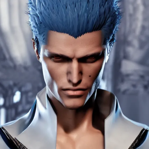 vergil from devil may cry, 4k, highly detailed face,, Stable Diffusion