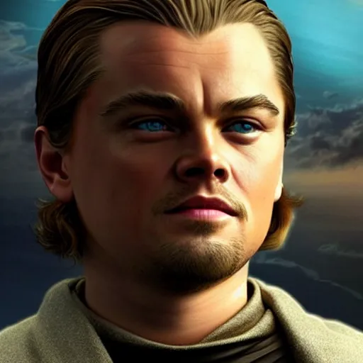 Prompt: leonardo dicaprio as anakin skywalker realistic