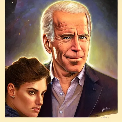 Prompt: Beautiful face Portrait of Jeffrey Epstein and Joe Biden drinking together, powerful , magic, thunders, dramatic lighting, intricate, wild, highly detailed, digital painting, artstation, concept art, smooth, sharp focus, illustration, art by artgerm and greg rutkowski and alphonse mucha, footage from space camera