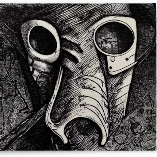 Image similar to plague doctor by ed fairburn