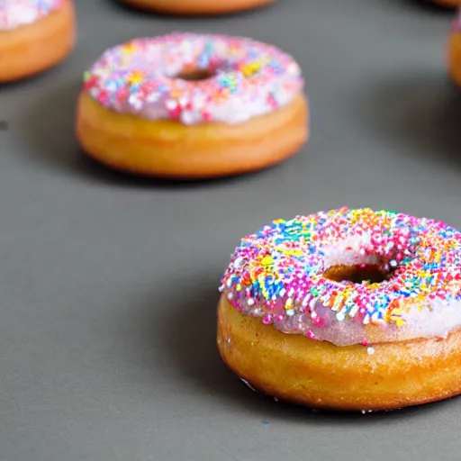 Prompt: sprinkle fudge donut 4k
