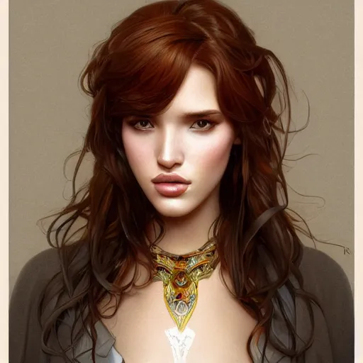 Prompt: ultra realistic illustration, bella thorne, pouting, intricate, elegant, highly detailed, digital painting, artstation, concept art, smooth, sharp focus, illustration, art by artgerm and greg rutkowski and alphonse mucha