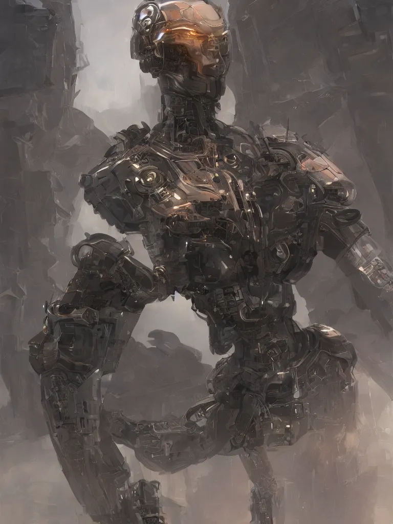 Image similar to artificial intelligence by concept artists, blunt borders, rule of thirds