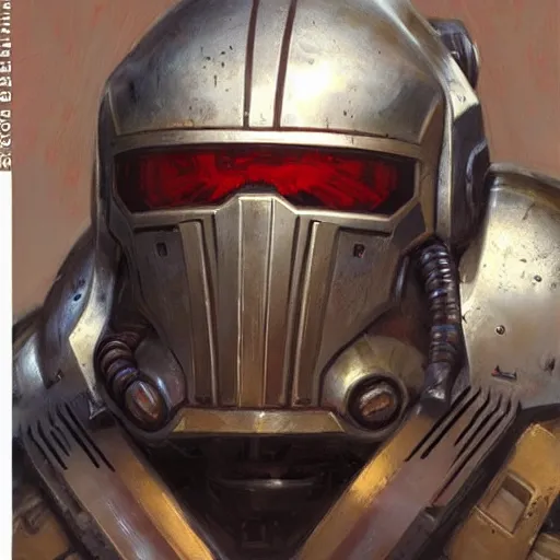 Image similar to the doomslayer as a scifi knight, closeup portrait art by donato giancola and greg rutkowski, realistic face, digital art, trending on artstation, symmetry!!