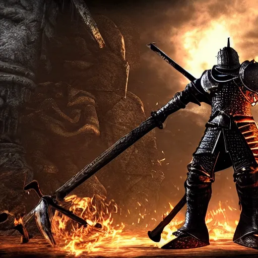 Image similar to knight in Dark Souls