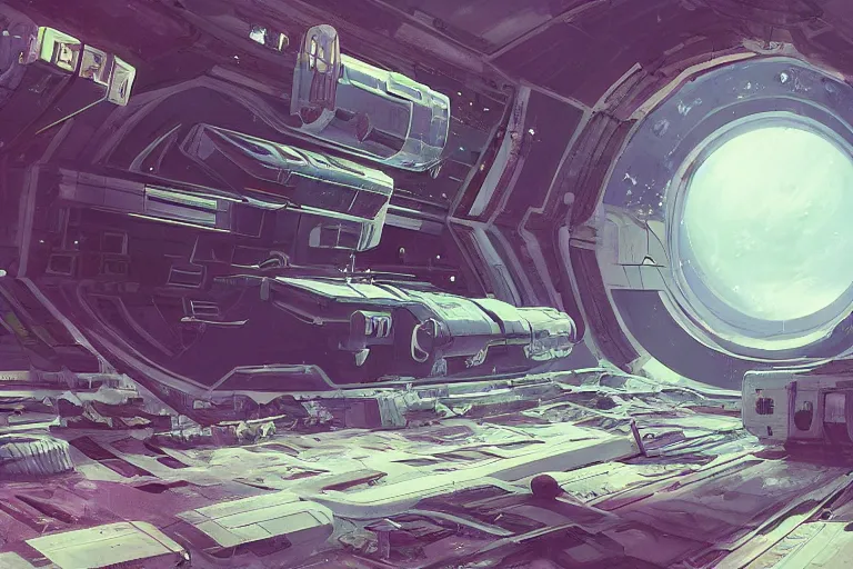 Image similar to A outside view of abandoned space station in the deep space, Trending on artstation