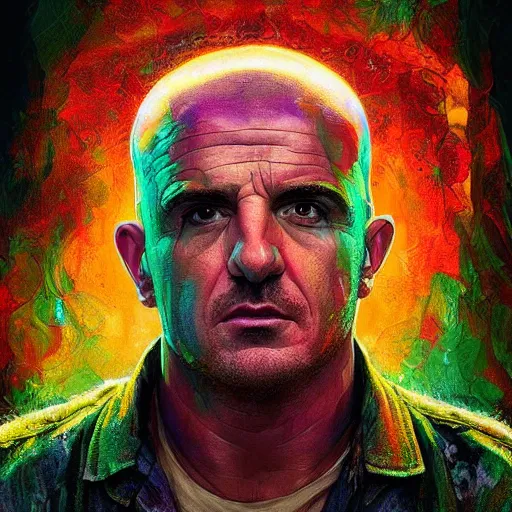 Prompt: Dominic Purcell an extremely psychedelic experience, colorful, surreal, dramatic lighting, Prison Break, face, detailed, intricate, elegant, highly detailed, digital painting, artstation, concept art, smooth, sharp focus, illustration, art by Sam Spratt, Dan Mumford, Artem Demura and Alphonse Mucha