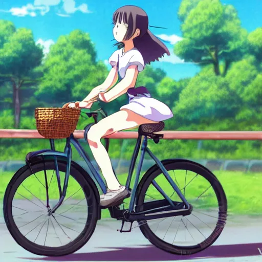 Anime Couple Bike Ride, HD Png Download - vhv