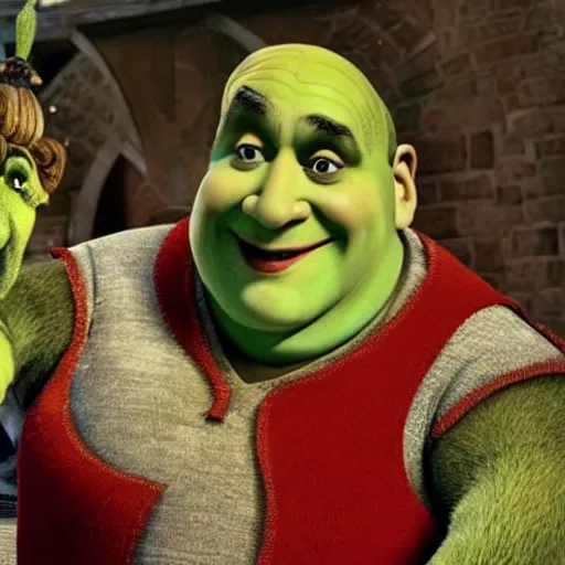 Image similar to A still of Danny De Vito in Shrek (2001)