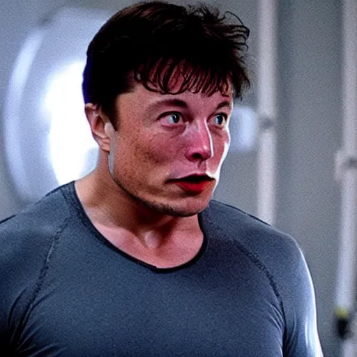 Image similar to elon musk as rocky balboa in rocky 4,