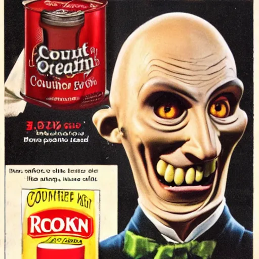 Image similar to count orlok heinz beans advertisement