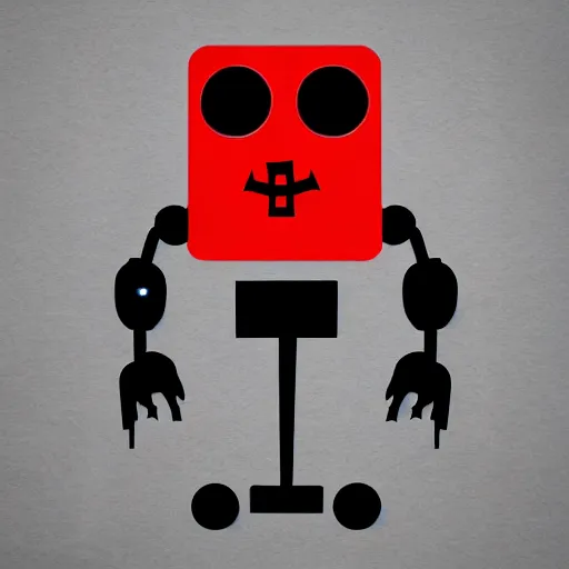 Image similar to a scary horror themed robot