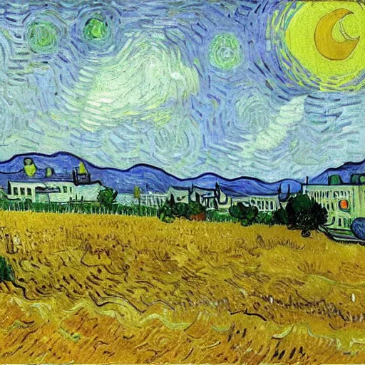 Image similar to sunny day by Vincent van Gogh