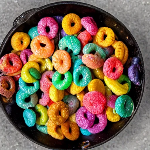 Image similar to a really, really, really, really, really sad photo of fruit loops