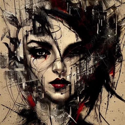 Prompt: is death another birthday, russ mills trending on art station