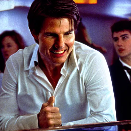 Image similar to Tom Cruise on a Carnival Cruise ship in Eyes Wide Shut (1999)