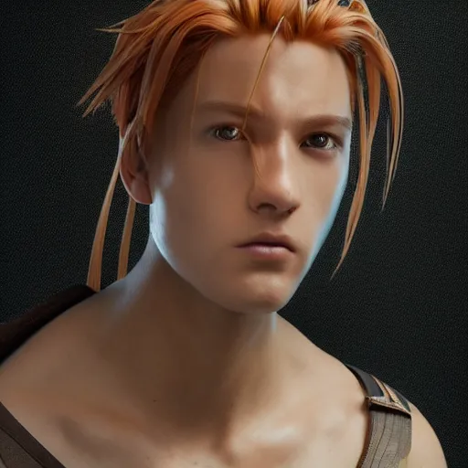 Prompt: Crono portrait, octane render, 4k, highly detailed, hyper realistic