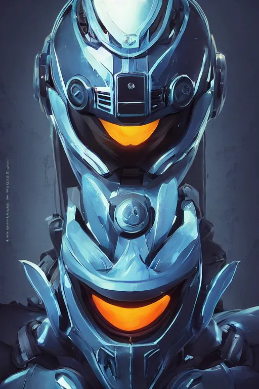 Image similar to epic mask helmet robot ninja portrait stylized as fornite style game design fanart by concept artist gervasio canda, behance hd by jesper ejsing, by rhads, makoto shinkai and lois van baarle, ilya kuvshinov, rossdraws global illumination radiating a glowing aura global illumination ray tracing hdr render in unreal engine 5