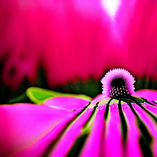 Image similar to a flower in infrared