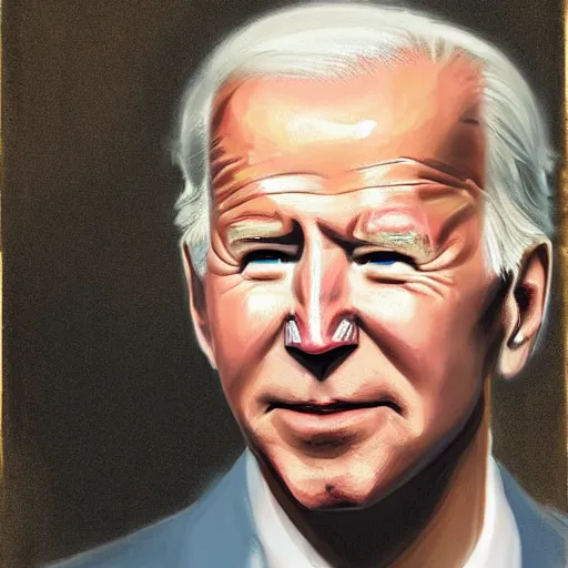 Prompt: taylor swift cosplaying as joe biden by lya repin by simon stalenberg, photorealistic, expressionism,