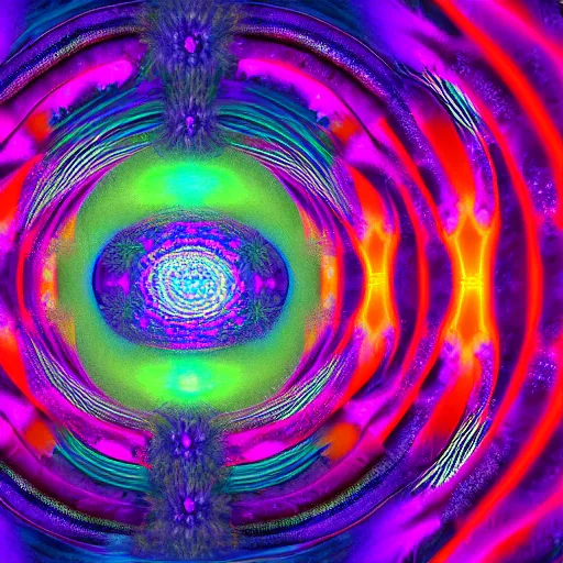 Image similar to salvia purple portal, psychedelic dream, digital art, colurful
