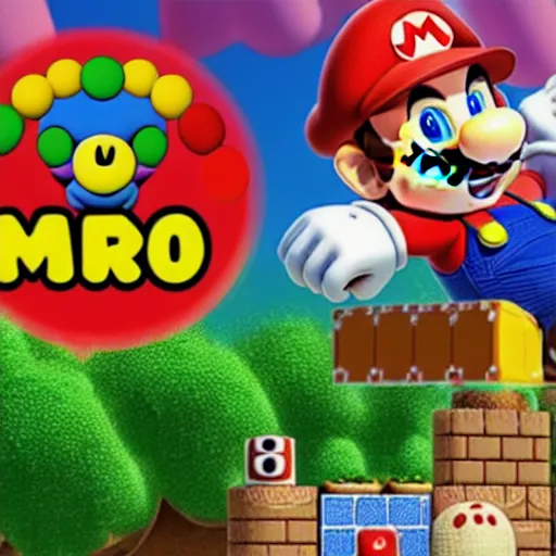 Image similar to super mario crazy