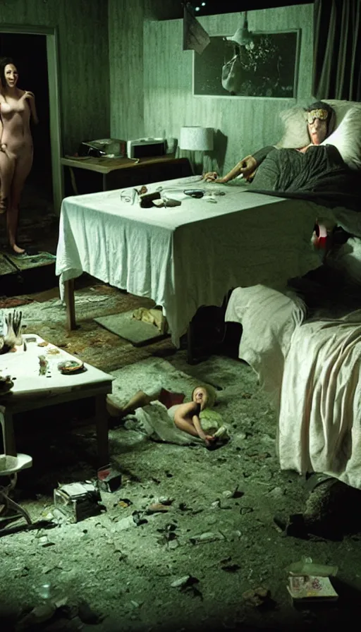 Image similar to the two complementary forces that make up all aspects and phenomena of life, by gregory crewdson