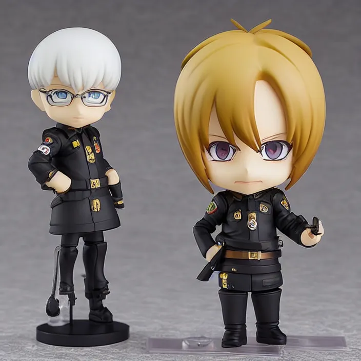 Image similar to egor letov, an anime nendoroid of egor letov, figurine, detailed product photo