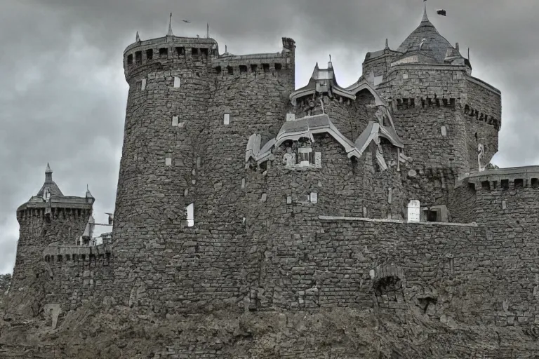 Image similar to a completed castle