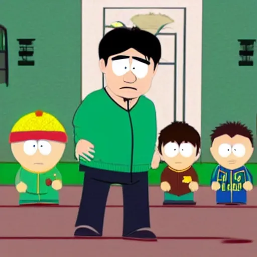 Image similar to charlie sheen in south park