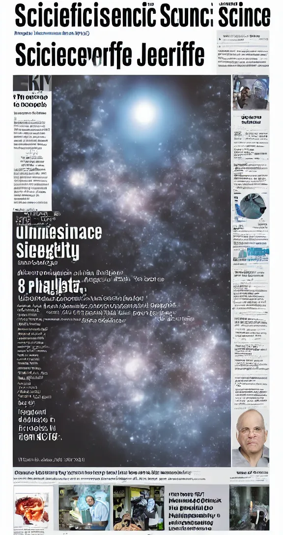 Prompt: the front page of the scientific journal science, with a photograph on which scientists have succeeded in photographing human consciousness. realistic photography, 8 k detail volumetric fog, raytracing, back light, raymarching, by ilm, by digital domain, by weta digital