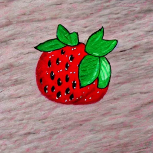 Image similar to adorable strawberry critter