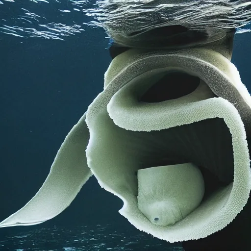 Image similar to a shoggoth shaped like a penguin, national geographic photo