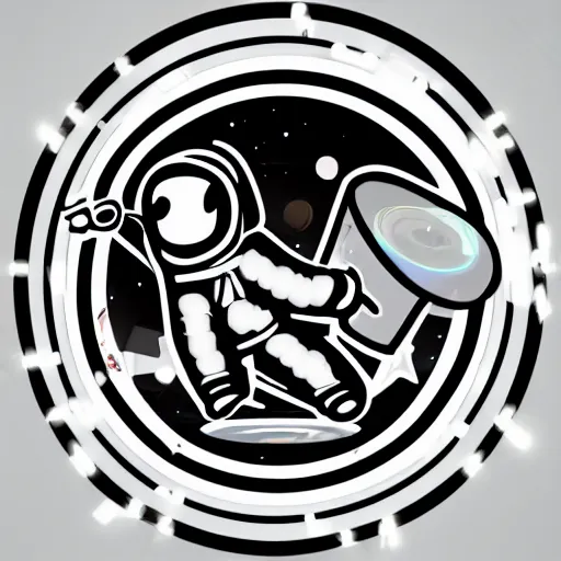 Image similar to drunk astronaut dancing at a disco club. art deco. 8k resolution. digital art.