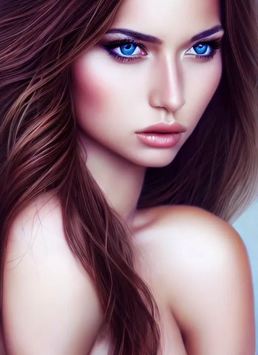 Prompt: a gorgeous female photo, professionally retouched, realistic, 1 0 0 0 0 0 strands of hair, smooth face, perfect eyes, symmetrical, full body shot, wide angle, sharp focus on eyes, 8 k high definition, insanely detailed, intricate, elegant, art by artgerm