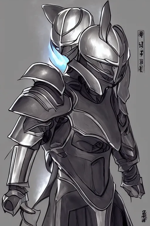 Image similar to helmet armor guardian destiny in witch queen illumination ray tracing hdr fanart arstation by sung choi robot ninja mask and eric pfeiffer and gabriel garza and casper konefal