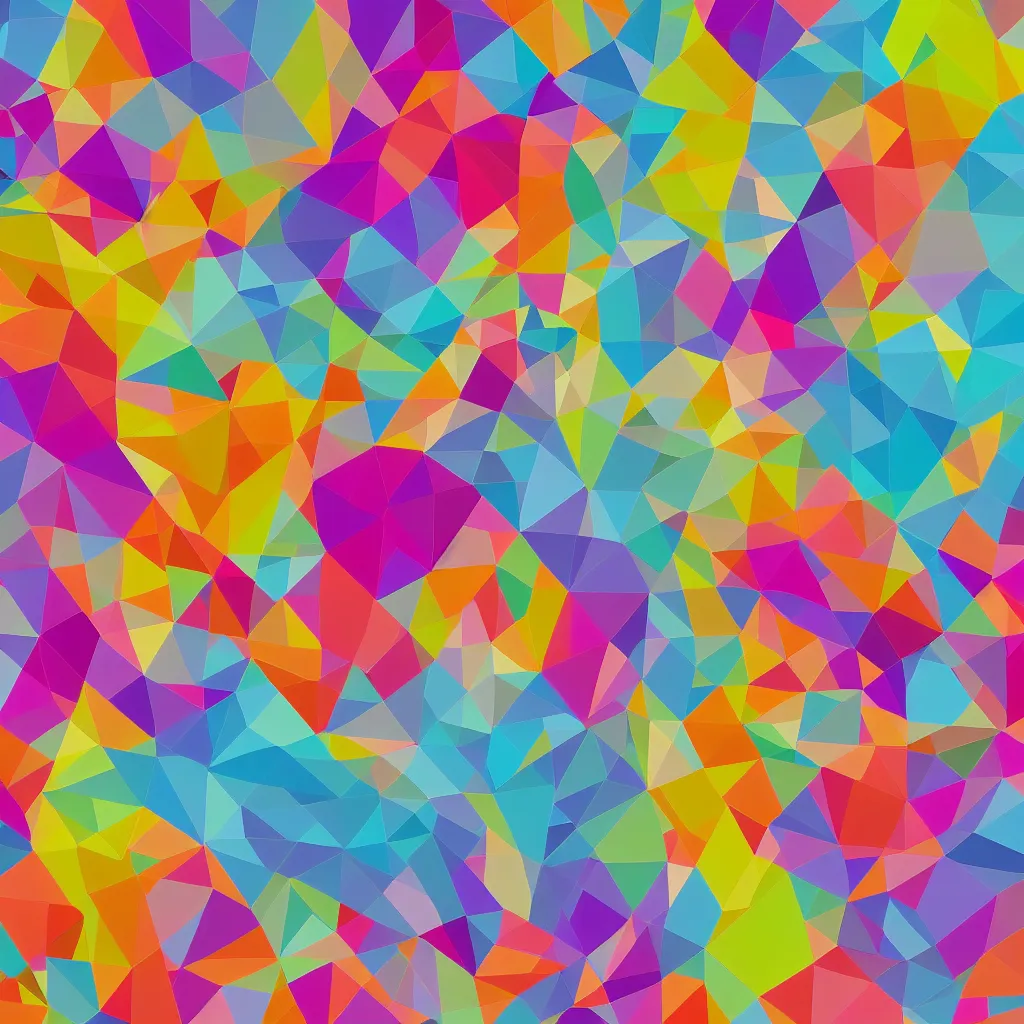 Prompt: geometric tessellation, bright colors, ephemeral, dreamy, highly detailed, 4 k, 8 k