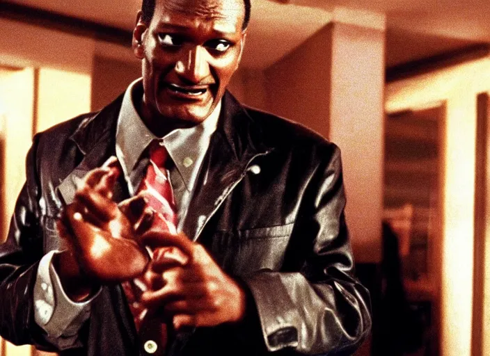 Prompt: ted cruz as tony todd, movie still, from the candyman 1 9 9 2 movie, 8 k, realistic