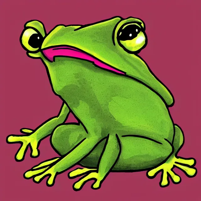 Image similar to animal, frog, character