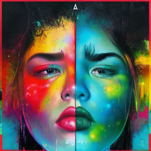 Image similar to euphoria album art cover by sam spratt