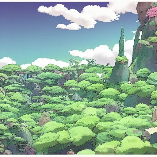 Image similar to landscape of the eternal rest, in the style of studio ghibli, award - winning, 4 k