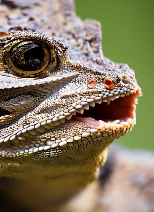 Image similar to dslr portrait still of a bearded dragon wearing a tuxedo, 8 k 8 5 mm f 1. 4