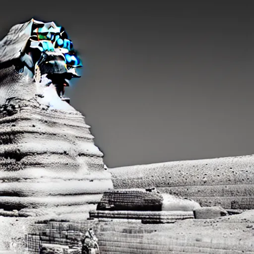 Image similar to a beautiful intricate epic scene the sphinx of giza, cinematic lighting