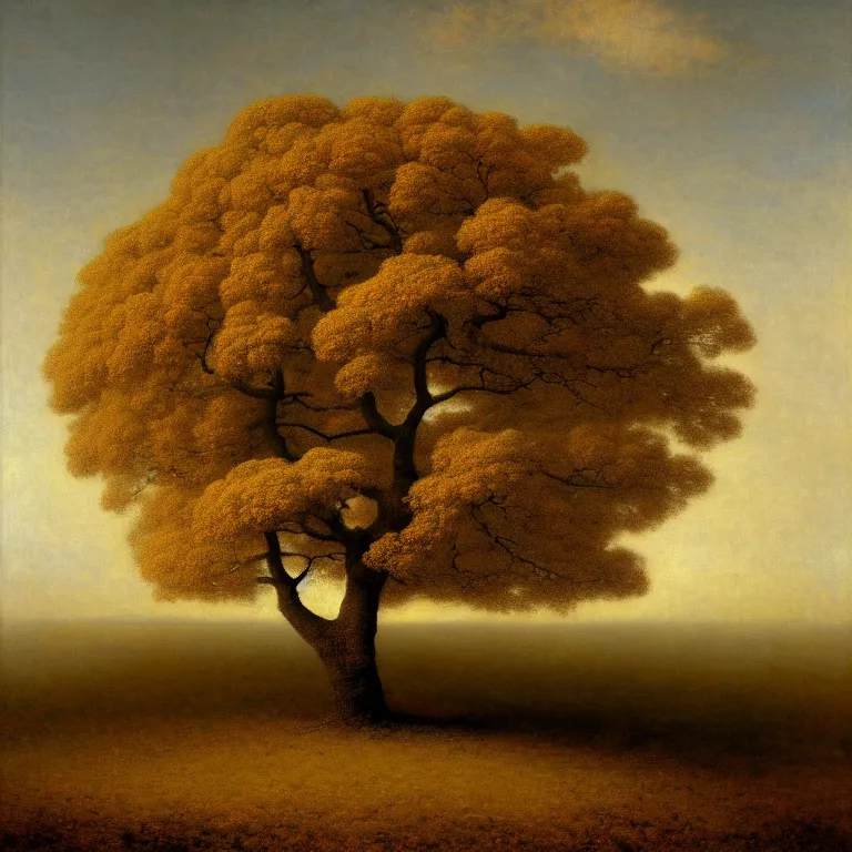 Prompt: a beautiful digital painting of a bare tree! of immense size, with branches! reaching the sky, by odd nerdrum and gu hongzhong. 8 k high resolution. highly detailed. 8 k resolution. vivid color hues, november